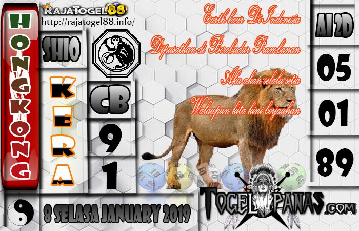 Prediksi Angka Jitu HK Selasa 8 January 2019