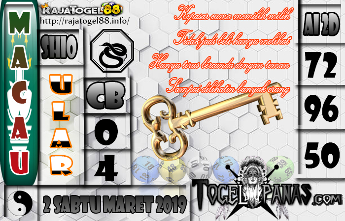 Prediksi Angka Jitu Macau Sabtu 2 Maret 2019