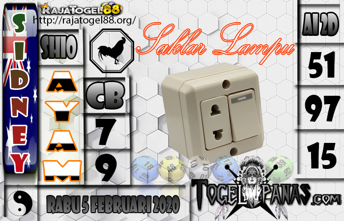 Prediksi Togel SIDNEY 5 February 2020